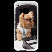 Coque HTC One M9 Chien informaticien