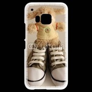 Coque HTC One M9 peluche et converses