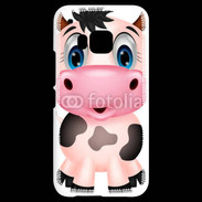Coque HTC One M9 Vache cartoon 510
