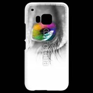 Coque HTC One M9 Oeil Multicouleurs 75