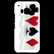 Coque HTC One M9 Carte de poker 2
