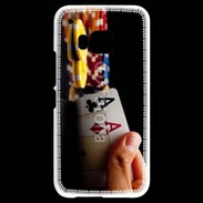 Coque HTC One M9 Poker paire d'as