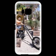 Coque HTC One M9 Femme sexy moto 2