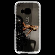 Coque HTC One M9 Femme sexy moto 3