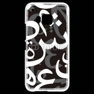 Coque HTC One M9 Paterne de lettres Arabes 120