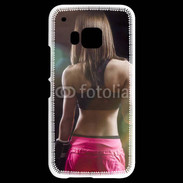Coque HTC One M9 Boxe féminine