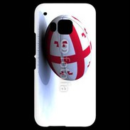 Coque HTC One M9 Ballon de rugby Georgie