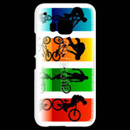 Coque HTC One M9 Figures en BMX 