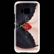 Coque HTC One M9 soutien gorge avec une fraise