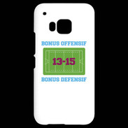Coque HTC One M9 Bonus Offensif-Défensif Blanc