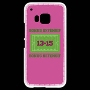 Coque HTC One M9 Bonus Offensif-Défensif Rose