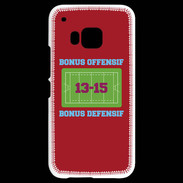 Coque HTC One M9 Bonus Offensif-Défensif Rouge