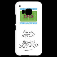 Coque HTC One M9 Fin de match Bonus offensif-défensif Blanc