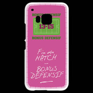 Coque HTC One M9 Fin de match Bonus offensif-défensif Rose