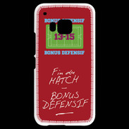 Coque HTC One M9 Fin de match Bonus offensif-défensif Rouge
