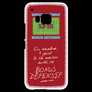 Coque HTC One M9 1 point bonus offensif-défensif Rouge