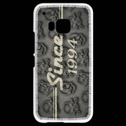 Coque HTC One M9 Since crane gris 1994