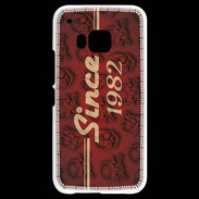Coque HTC One M9 Since crane rouge 1982