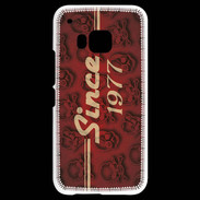 Coque HTC One M9 Since crane rouge 1977