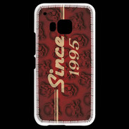 Coque HTC One M9 Since crane rouge 1995