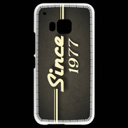 Coque HTC One M9 Since 1977 gris