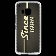 Coque HTC One M9 Since 1998 gris