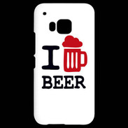 Coque HTC One M9 I love Beer