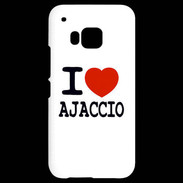 Coque HTC One M9 I love Ajaccio
