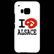 Coque HTC One M9 I love Alsace 2