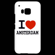 Coque HTC One M9 I love Amsterdam