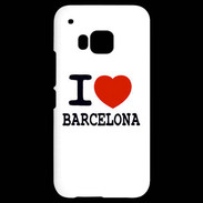 Coque HTC One M9 I love Barcelona