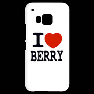 Coque HTC One M9 I love Berry