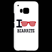 Coque HTC One M9 I love Biarritz 2