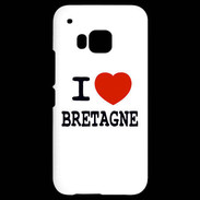 Coque HTC One M9 I love Bretagne