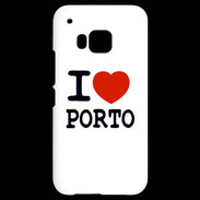 Coque HTC One M9 I love Porto