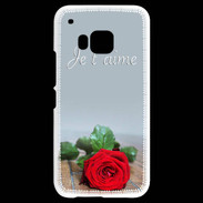 Coque HTC One M9 Belle rose PR