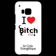Coque HTC One M9 I love Bitch Cola 2
