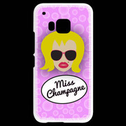 Coque HTC One M9 Miss Champagne Blonde