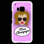 Coque HTC One M9 Miss Champagne Rousse
