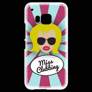 Coque HTC One M9 Miss Clubbing Blonde