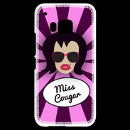 Coque HTC One M9 Miss Cougar Brune
