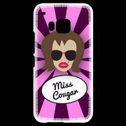 Coque HTC One M9 Miss Cougar Chatain