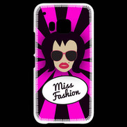 Coque HTC One M9 Miss Fashion Brune