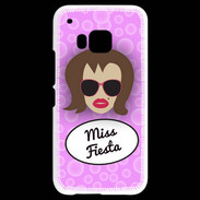 Coque HTC One M9 Miss Fiesta Chatain