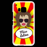 Coque HTC One M9 Miss Latina Chatain
