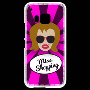 Coque HTC One M9 Miss Shopping Rousse