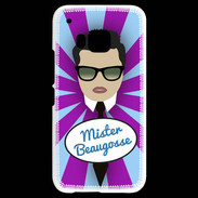 Coque HTC One M9 Mister Beau gosse Brun