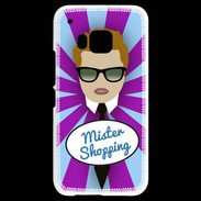 Coque HTC One M9 Mister Shopping Roux