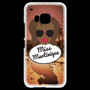 Coque HTC One M9 Miss Martinique Black