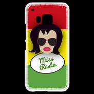 Coque HTC One M9 Miss Rasta Brune